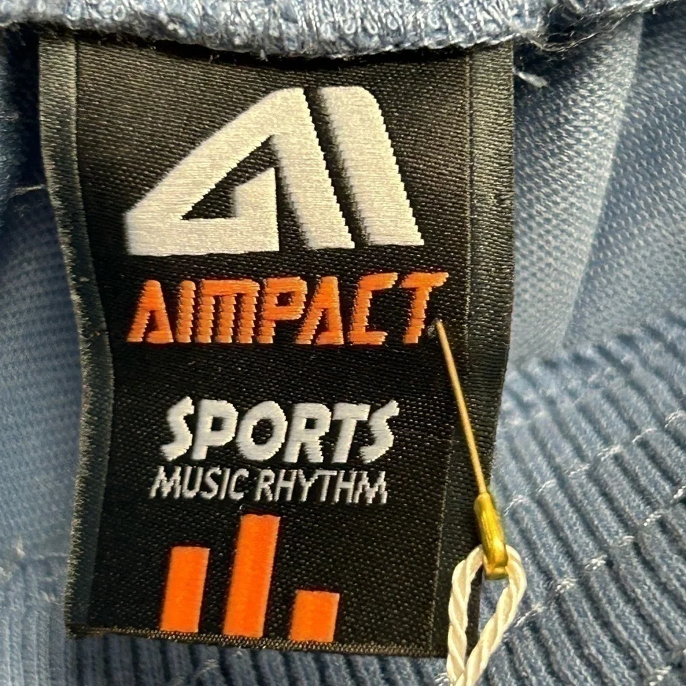 Aimpact Men’s Joggers Blue/Blk Camo Zip Leg Joggers Size-Small NWT